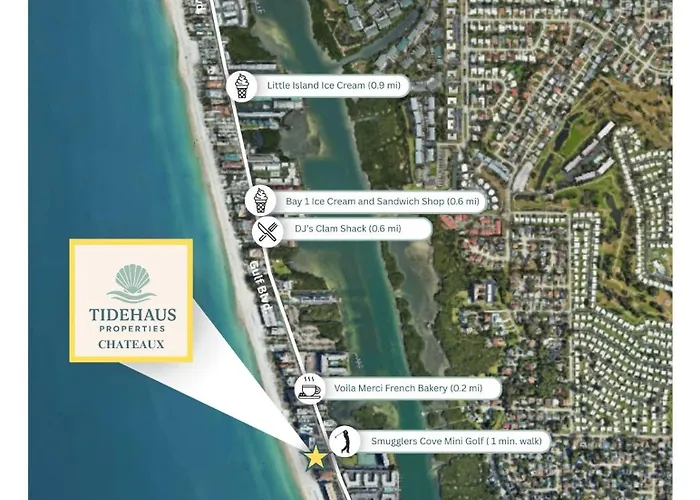 Beachfront Condo, Direct Access To Sugar Beach, Heated Pool And Balcony Views Apartahotel Clearwater Beach