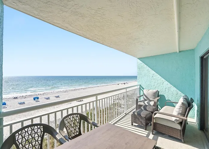 Beachfront Condo, Direct Access To Sugar Beach, Heated Pool And Balcony Views * Clearwater Beach