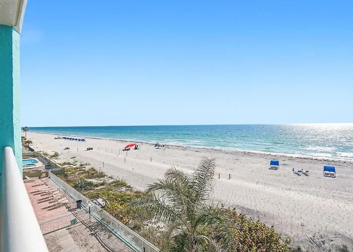 Beachfront Condo, Direct Access To Sugar Beach, Heated Pool And Balcony Views